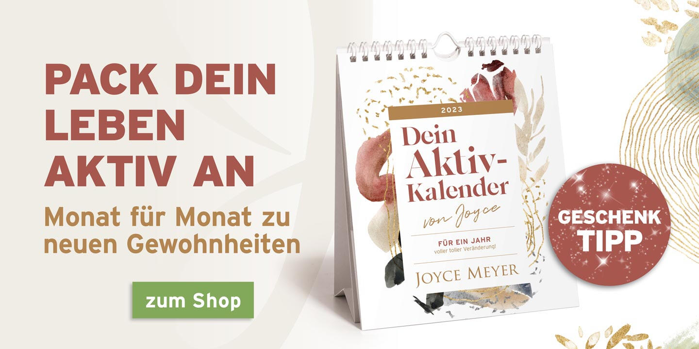2023: Der Aktiv-Kalender von Joyce Meyer – Für ein Jahr voller toller Veränderung